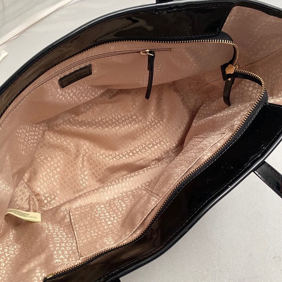 Kate Spade black perforated design patent leather Harmony Metro Tote - Picture 12 of 14